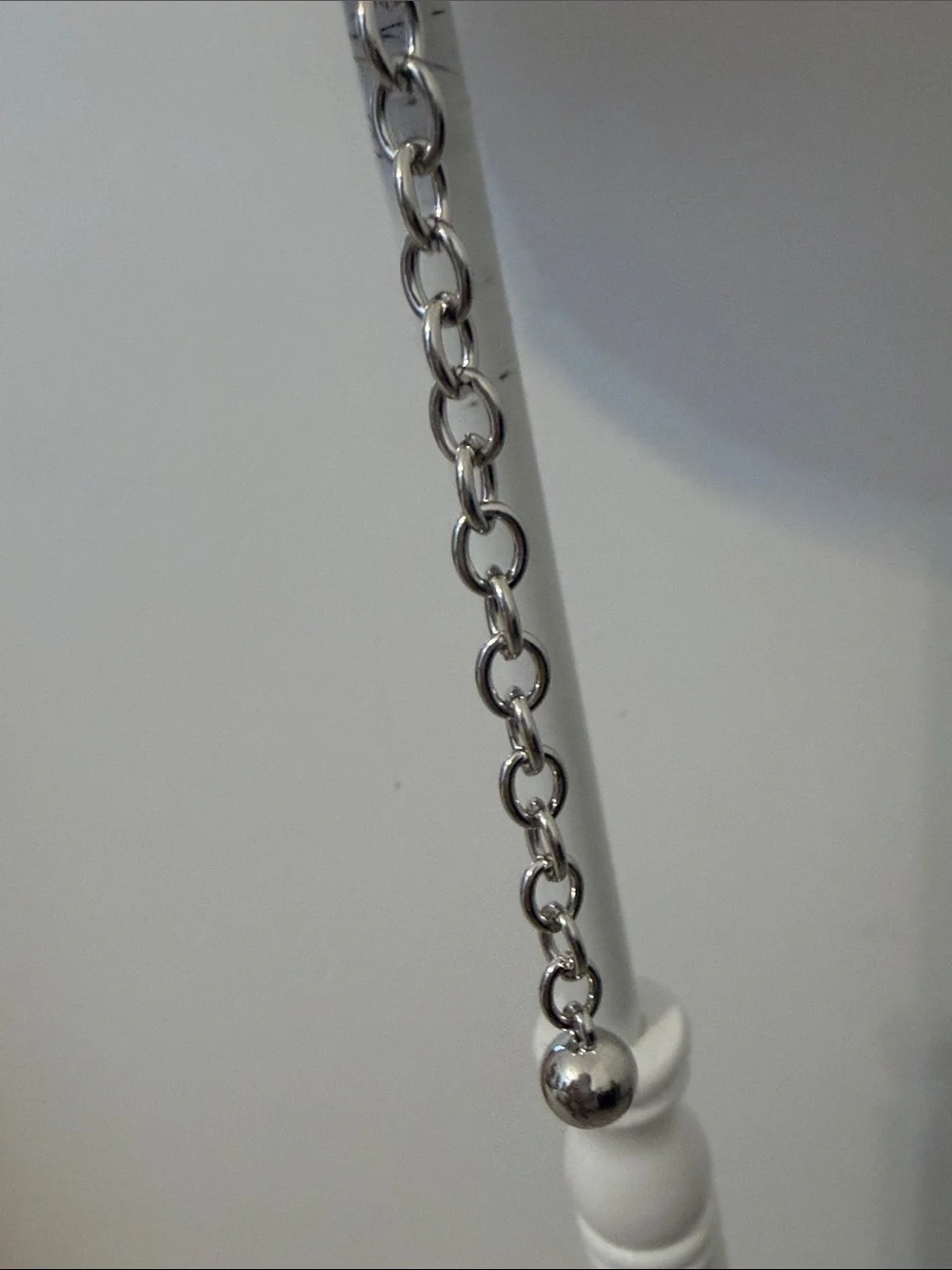 NWT, MW/Most Wanted Turquoise Stone Chain Waist Belt - Silver